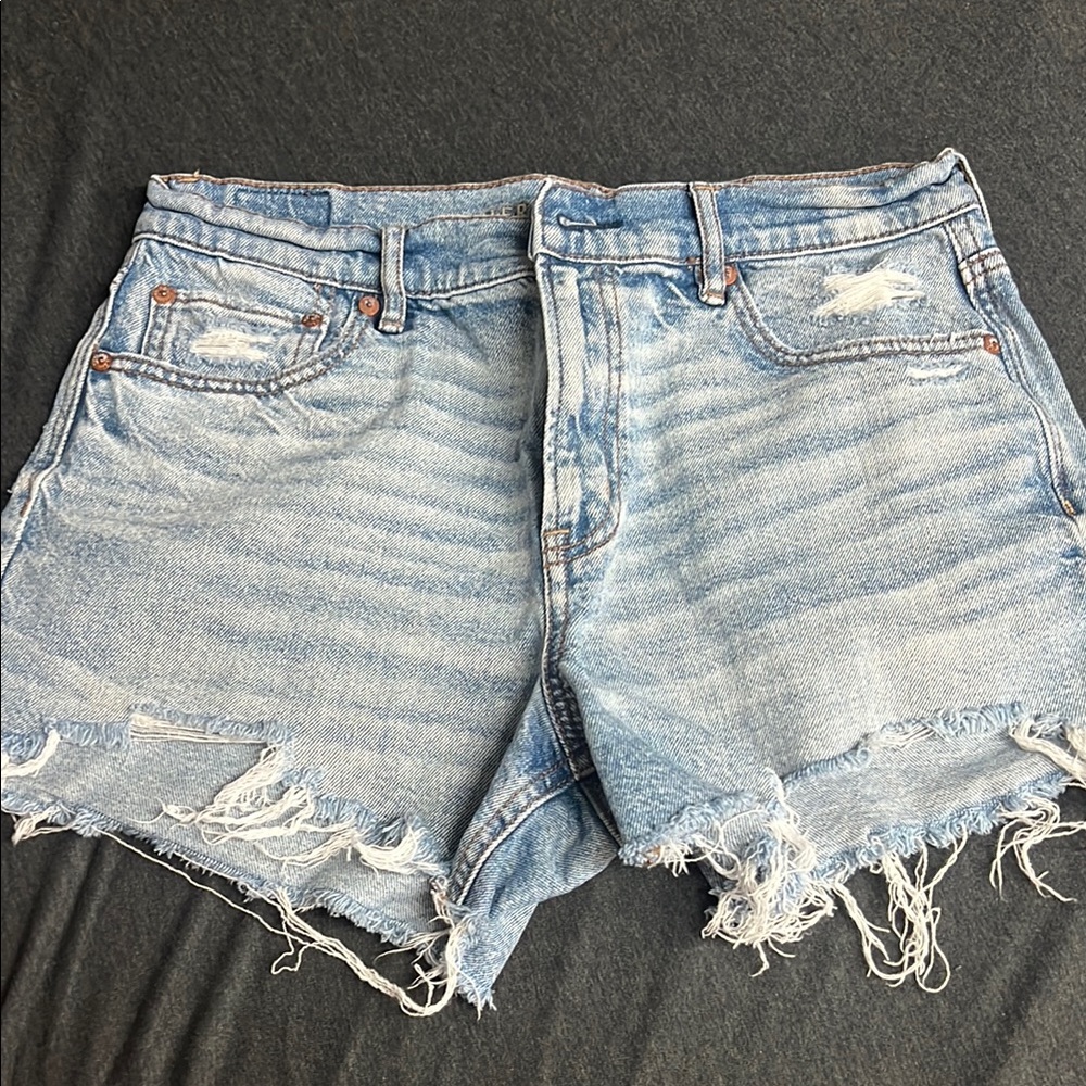 Distressed Denim Women Shorts